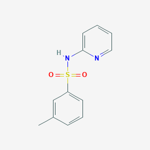 molecular formula C12H12N2O2S B263387 3-methyl-N-(2-pyridinyl)benzenesulfonamide 