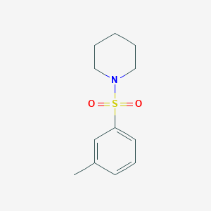 molecular formula C12H17NO2S B263388 1-(3-Methylphenylsulfonyl)piperidine 