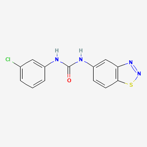 N-(1,2,3-benzothiadiazol-5-yl)-N'-(3-chlorophenyl)urea