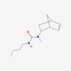 molecular formula C13H22N2O B2633921 N-bicyclo[2.2.1]hept-5-en-2-yl-N'-butyl-N-methylurea CAS No. 667865-02-3
