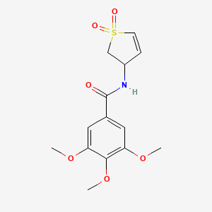N-(1,1-dioxido-2,3-dihydrothiophen-3-yl)-3,4,5-trimethoxybenzamide