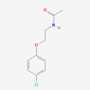 molecular formula C10H12ClNO2 B263394 N-[2-(4-氯苯氧基)乙基]乙酰胺 CAS No. 104053-89-6