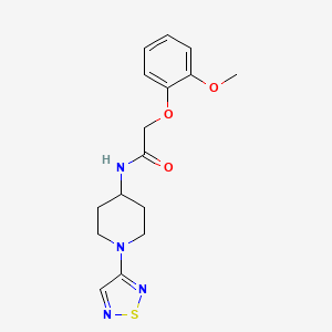 N-(1-(1,2,5-thiadiazol-3-yl)piperidin-4-yl)-2-(2-methoxyphenoxy)acetamide