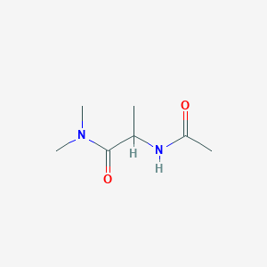 molecular formula C7H14N2O2 B2633950 2-乙酰氨基-N,N-二甲基丙酰胺 CAS No. 24847-43-6