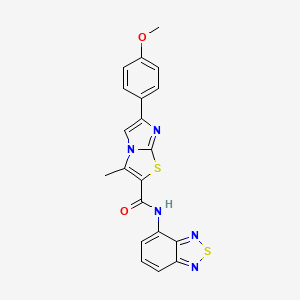 N-(benzo[c][1,2,5]thiadiazol-4-yl)-6-(4-methoxyphenyl)-3-methylimidazo[2,1-b]thiazole-2-carboxamide