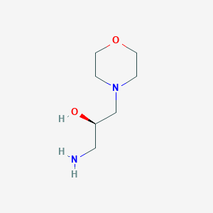 (2R)-1-amino-3-(morpholin-4-yl)propan-2-ol