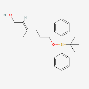 (E)-6-((Tert-butyldiphenylsilyl)oxy)-3-methylhex-2-EN-1-OL