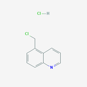 molecular formula C10H9Cl2N B2634021 5-(Chloromethyl)quinoline hydrochloride CAS No. 1523194-36-6