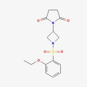 1-(1-((2-Ethoxyphenyl)sulfonyl)azetidin-3-yl)pyrrolidine-2,5-dione