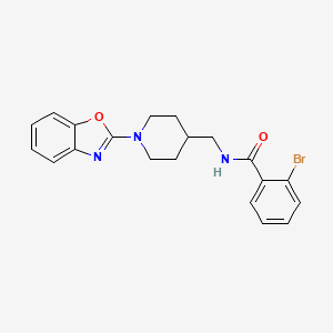 molecular formula C20H20BrN3O2 B2634031 N-((1-(benzo[d]oxazol-2-yl)piperidin-4-yl)methyl)-2-bromobenzamide CAS No. 1797534-61-2