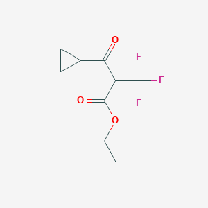 Ethyl 3-cyclopropyl-3-oxo-2-(trifluoromethyl)propanoate