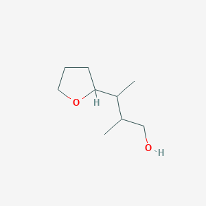 2-Methyl-3-(oxolan-2-yl)butan-1-ol