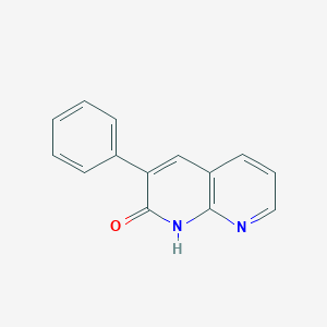 molecular formula C14H10N2O B2634052 3-Phenyl-1,8-naphthyridin-2(1H)-one CAS No. 5174-92-5