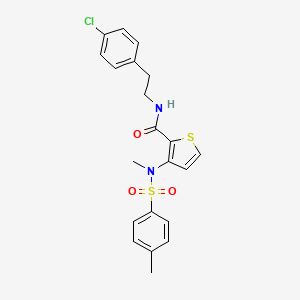1-[3-(benzoylamino)benzoyl]-N-isopropylpiperidine-3-carboxamide