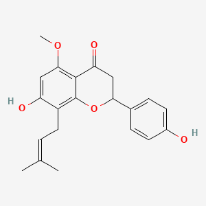 molecular formula C21H22O5 B2634060 Isoxanthohumol CAS No. 521-48-2; 70872-29-6