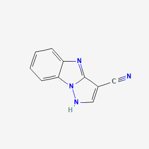 4H-Benzo[4,5]imidazo[1,2-b]pyrazole-3-carbonitrile