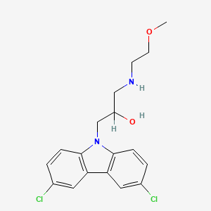 1-(3,6-dichloro-9H-carbazol-9-yl)-3-((2-methoxyethyl)amino)propan-2-ol