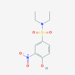 N,N-diethyl-4-hydroxy-3-nitrobenzene-1-sulfonamide