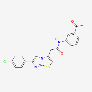 molecular formula C21H16ClN3O2S B2634105 N-isobutyl-4-[6-(4-methylphenyl)pyrimidin-4-yl]piperazine-1-carboxamide CAS No. 897458-28-5