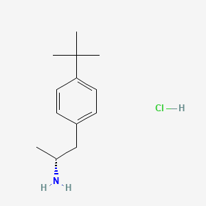 molecular formula C13H22ClN B2634142 (2R)-1-(4-叔丁基苯基)丙烷-2-胺；盐酸盐 CAS No. 2287247-71-4