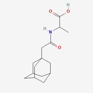2-[(1-Adamantylacetyl)amino]propanoic acid