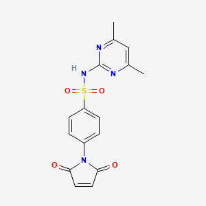 N-(4,6-dimethylpyrimidin-2-yl)-4-(2,5-dioxo-2,5-dihydro-1H-pyrrol-1-yl)benzenesulfonamide