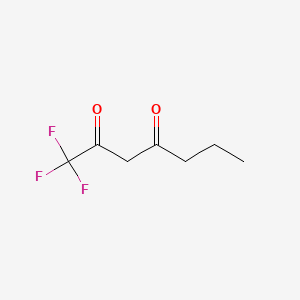 molecular formula C7H9F3O2 B2634217 1,1,1-Trifluoroheptane-2,4-dione CAS No. 33284-43-4