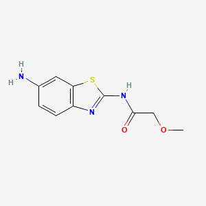 N-(6-amino-1,3-benzothiazol-2-yl)-2-methoxyacetamide