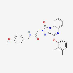 2-[4-(2,3-dimethylphenoxy)-1-oxo[1,2,4]triazolo[4,3-a]quinoxalin-2(1H)-yl]-N-(4-methoxybenzyl)acetamide
