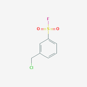 molecular formula C7H6ClFO2S B2634269 3-(氯甲基)苯-1-磺酰氟 CAS No. 2090571-85-8