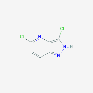 molecular formula C6H3Cl2N3 B2634273 3,5-二氯-1H-吡唑并[4,3-B]吡啶 CAS No. 1310680-12-6