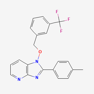 2-(4-methylphenyl)-1-{[3-(trifluoromethyl)benzyl]oxy}-1H-imidazo[4,5-b]pyridine