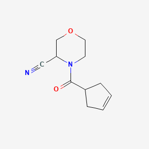 4-(Cyclopent-3-ene-1-carbonyl)morpholine-3-carbonitrile