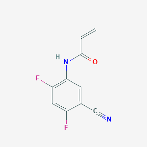 N-(5-Cyano-2,4-difluorophenyl)prop-2-enamide