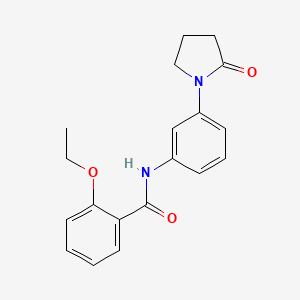 2-ethoxy-N-[3-(2-oxopyrrolidin-1-yl)phenyl]benzamide