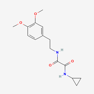 N'-cyclopropyl-N-[2-(3,4-dimethoxyphenyl)ethyl]oxamide