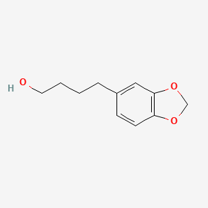 molecular formula C11H14O3 B2634348 4-(Benzo[d][1,3]dioxol-5-yl)butan-1-ol CAS No. 97664-49-8