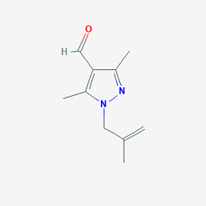 3,5-Dimethyl-1-(2-methyl-allyl)-1H-pyrazole-4-carbaldehyde
