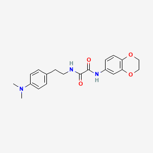 N1-(2,3-dihydrobenzo[b][1,4]dioxin-6-yl)-N2-(4-(dimethylamino)phenethyl)oxalamide