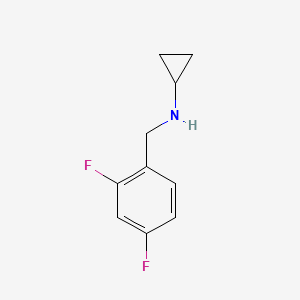 N-[(2,4-difluorophenyl)methyl]cyclopropanamine