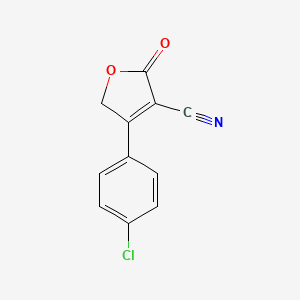 4-(4-Chlorophenyl)-2-oxo-2,5-dihydro-3-furancarbonitrile