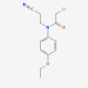 2-chloro-N-(2-cyanoethyl)-N-(4-ethoxyphenyl)acetamide