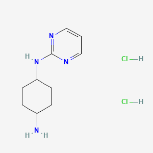 (1R,4R)-1-N-(Pyrimidin-2-yl)cyclohexane-1,4-diamine dihydrochloride