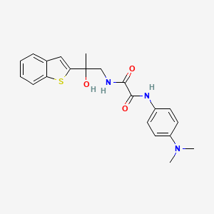 N1-(2-(benzo[b]thiophen-2-yl)-2-hydroxypropyl)-N2-(4-(dimethylamino)phenyl)oxalamide