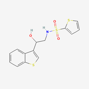 N-(2-(benzo[b]thiophen-3-yl)-2-hydroxyethyl)thiophene-2-sulfonamide
