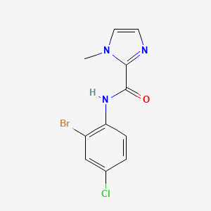 N-(2-bromo-4-chlorophenyl)-1-methyl-1H-imidazole-2-carboxamide