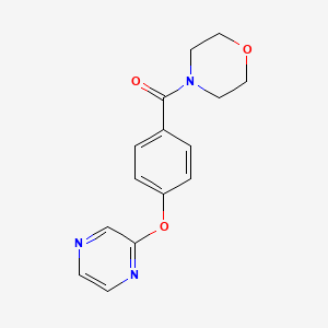 Morpholino[4-(2-pyrazinyloxy)phenyl]methanone