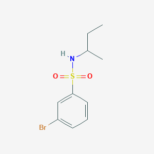 molecular formula C10H14BrNO2S B263455 3-bromo-N-(sec-butyl)benzenesulfonamide 