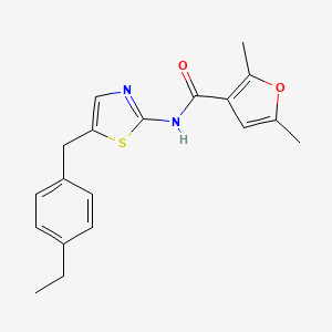 N-[5-(4-ethylbenzyl)-1,3-thiazol-2-yl]-2,5-dimethylfuran-3-carboxamide