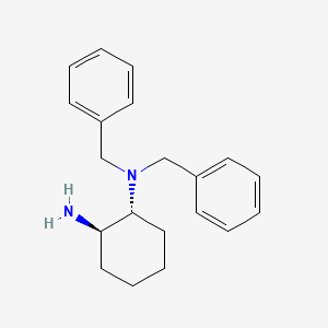 molecular formula C20H26N2 B2634572 N,N-二苄基环己烷-1β,2α-二胺 CAS No. 593284-15-2